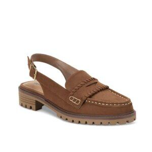 Style & Co Women's Whimsy Lug Slingbacks, Brown - New in Box, Size 8